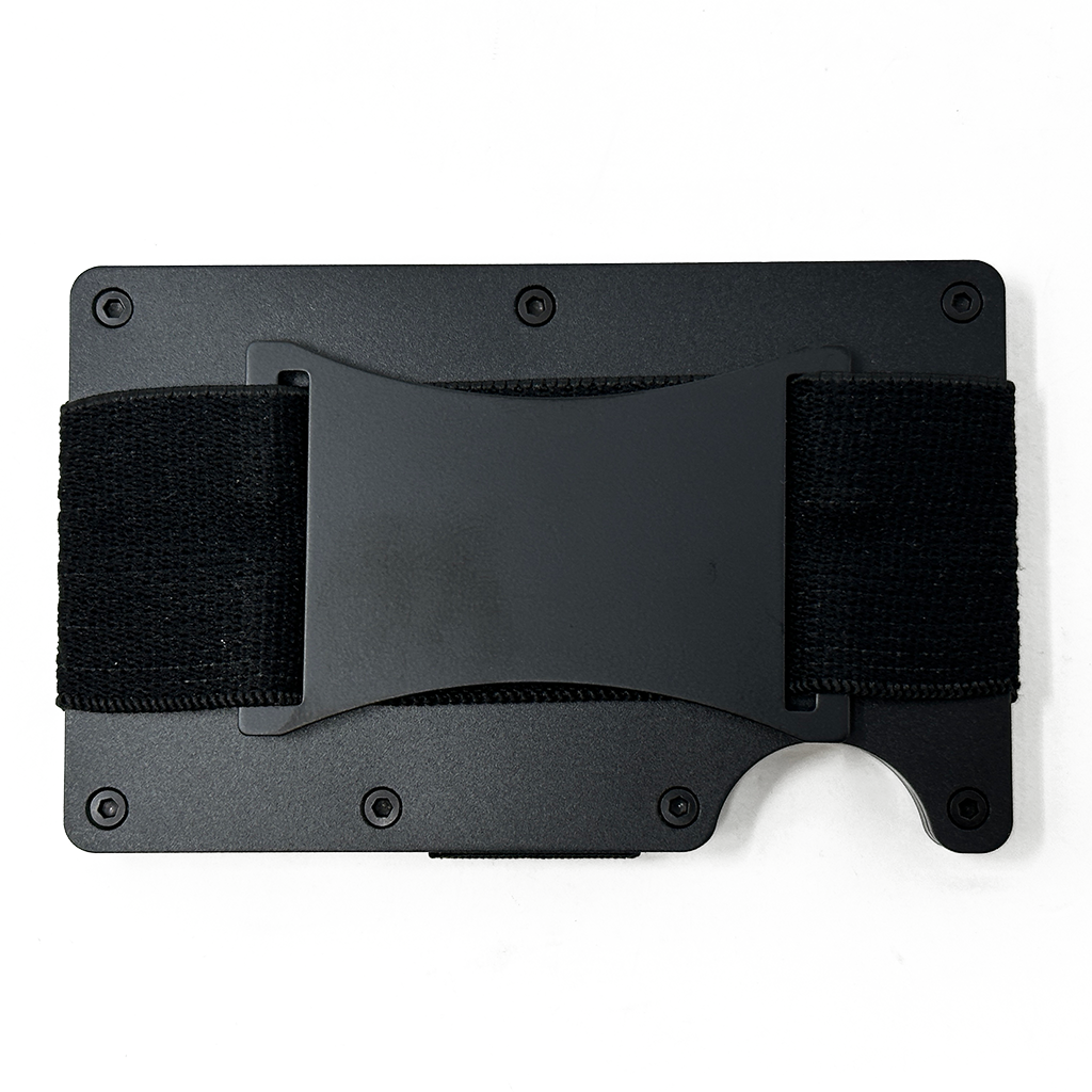 Precision Raceworks Slim Wallet (Black) Back