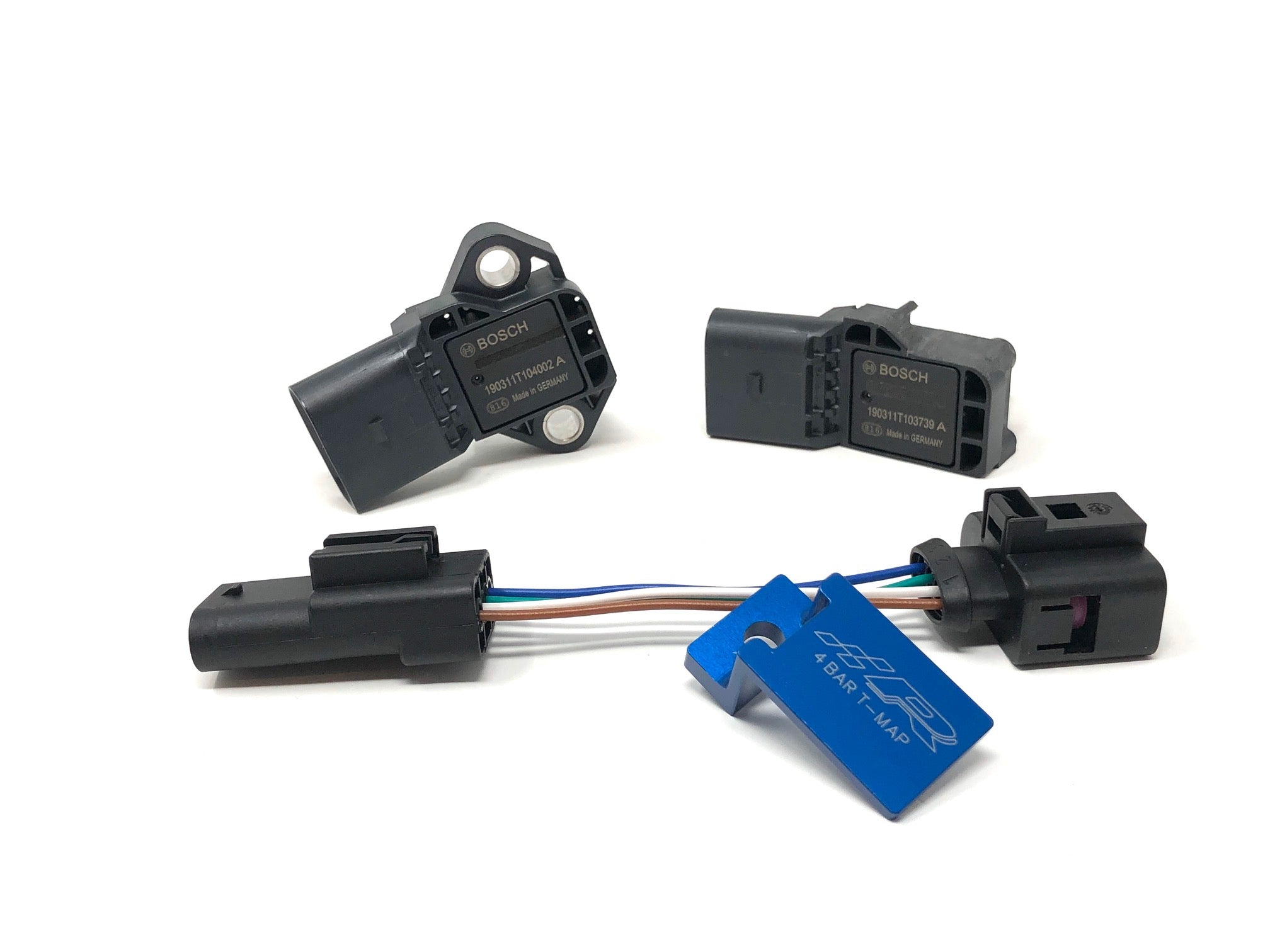 VW / Audi EA888 4 Bar Map Sensor Kit - Blue