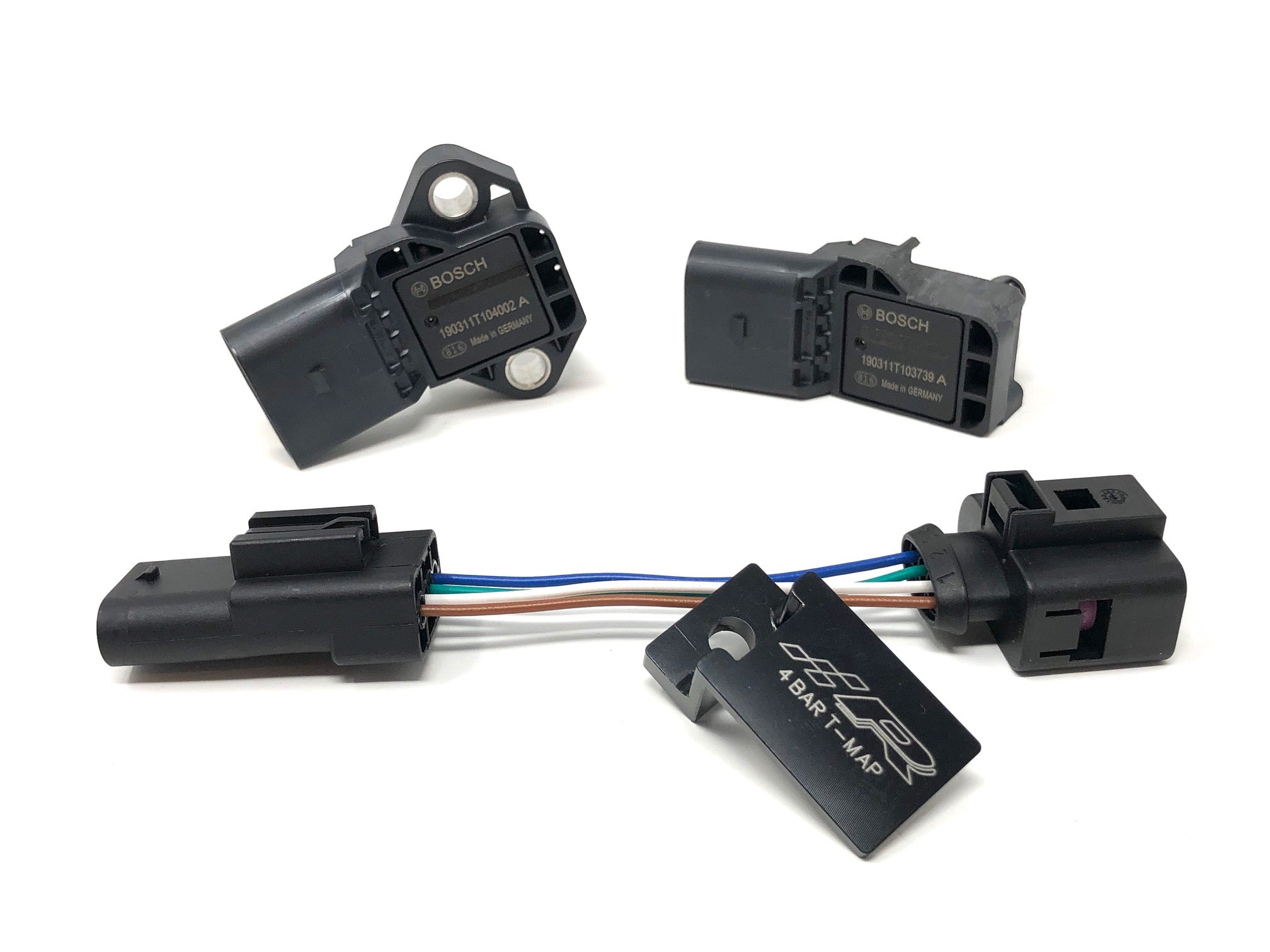 VW / Audi EA888 4 Bar Map Sensor Kit - Black