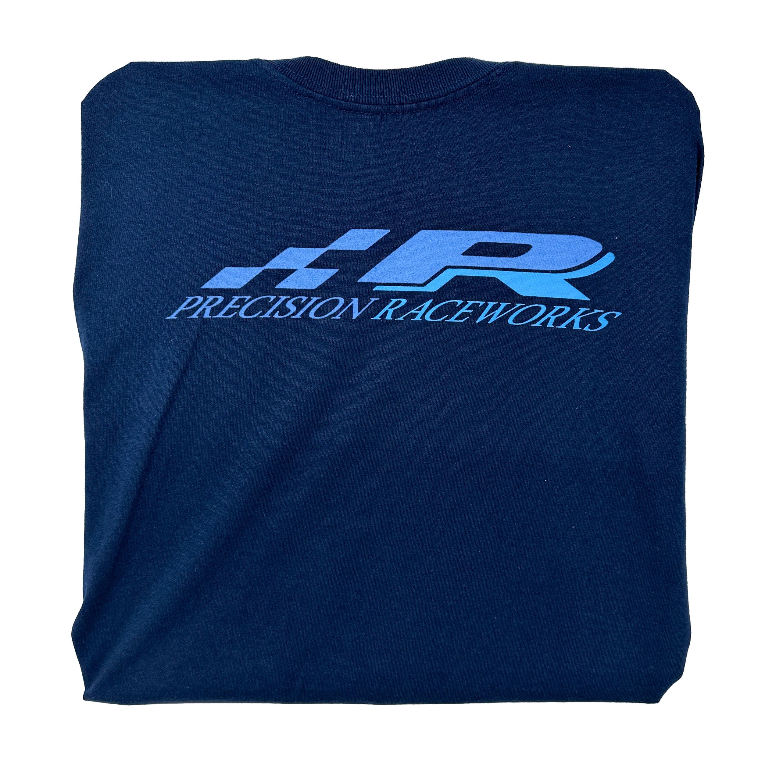 Precision Raceworks T-Shirt - "Money Can't Buy Happiness" (Navy) Front