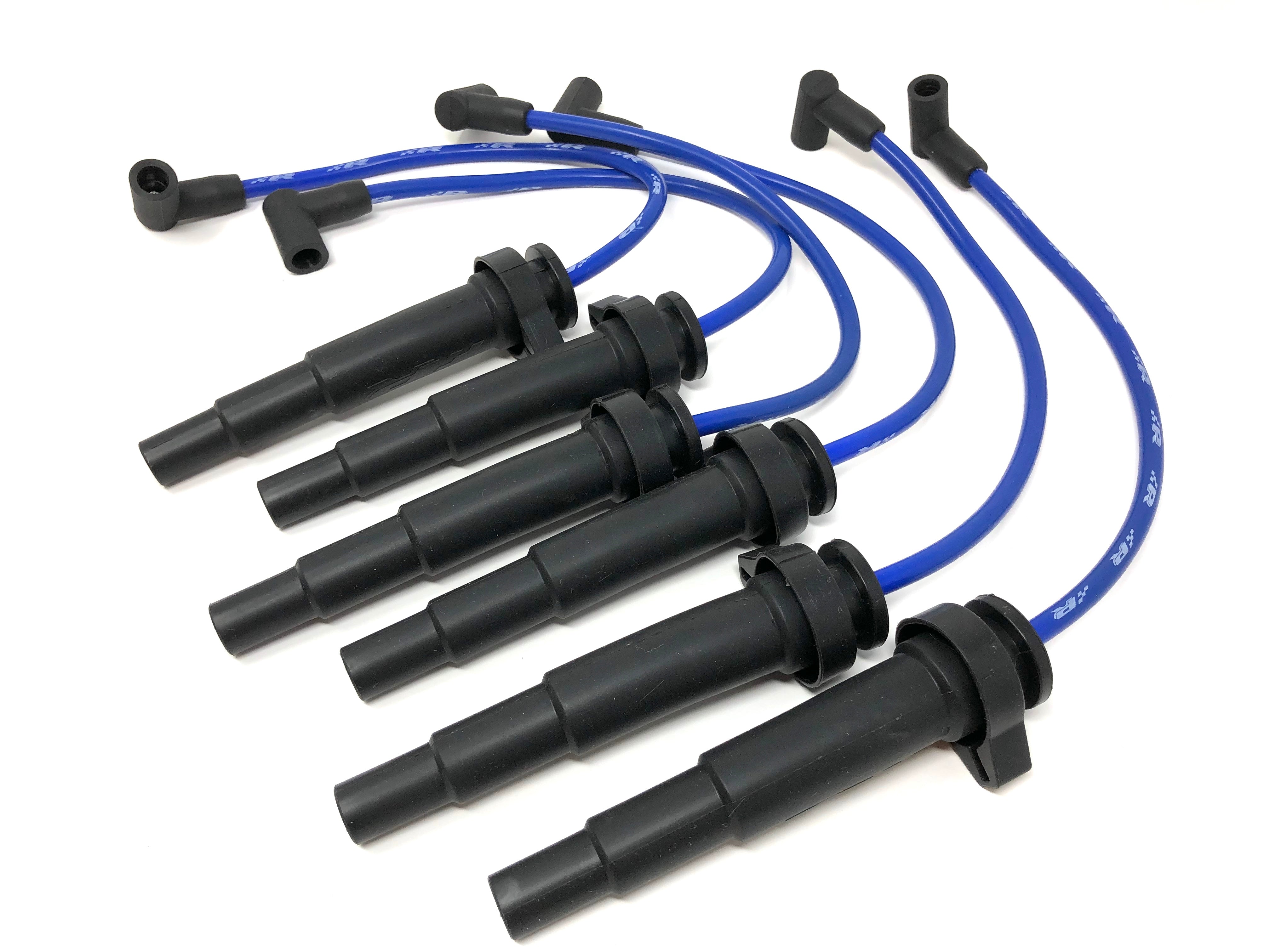 BMW N54 Replacement Spark Plug Wires (Blue & Black)