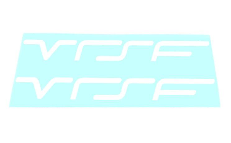 VRSF Logo Window Decals - White-0